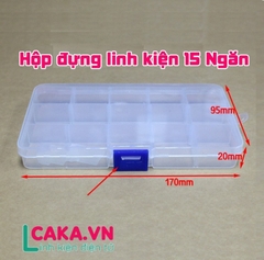 Hộp đựng linh kiện điện tử 10/15/24/36 ngăn tháo rời