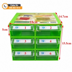 Hộp Đựng Linh Kiện Điện Tử 6 Ngăn Lắp Ghép