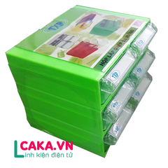 Hộp đựng linh kiện điện tử 6 ngăn hộp tủ đựng linh kiện