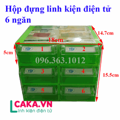 Hộp đựng linh kiện điện tử 10/15/24/36 ngăn tháo rời