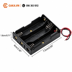 Hộp Pin 18650 Nối Tiếp 1 2 3 4 Pin Có Dây