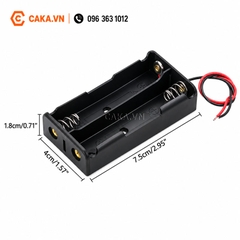 Hộp Pin 18650 Nối Tiếp 1 2 3 4 Pin Có Dây