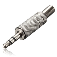 Đầu Jack Audio đực 3.5MM mạ kẽm