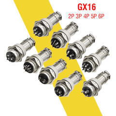 Jack nối Đực Cái GX16 Đầu nối ổ cắm kim loại 2/3/4/5/6P chuyên dụng