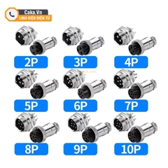 Jack nối GX16 ổ cắm kim loại 2/3/4/5/6P chuyên dụng