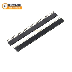 Header Cái 2.54mm 1x40P Jump Đơn Thẳng - Cắm Breadboard, Hàn Mạch