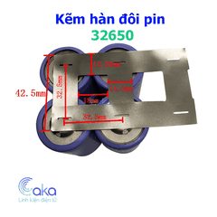 Kẽm đôi hàn cell pin 18650 21700 32650 mạ Niken chịu tải cao