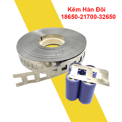 Kẽm đôi hàn cell pin 18650 21700 32650 mạ Niken chịu tải cao