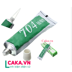 Keo 704 bảo vệ mạch điện màu trắng đục