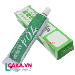 Keo 704 bảo vệ mạch điện màu trắng đục