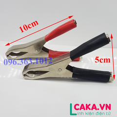 Kẹp bình Ắc Quy 50A 100mm không răng (1 Cặp)