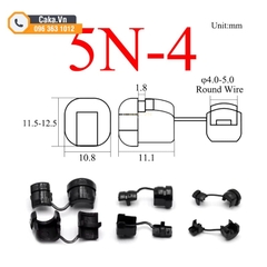 Kẹp Dây Nguồn Bảo Vệ 4N-4 5N-4 6N-4 6N3-4 – Giữ Cố Định Dây Điện