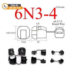 Kẹp Dây Nguồn Bảo Vệ 4N-4 5N-4 6N-4 6N3-4 – Giữ Cố Định Dây Điện