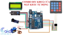 Combo Bộ Linh Kiện DIY Khóa Số Điện Tử Tự Động