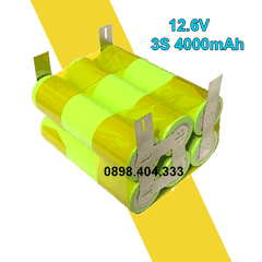 Khối pin 12V 3S 2P 4000mAh dòng xả cao 40A
