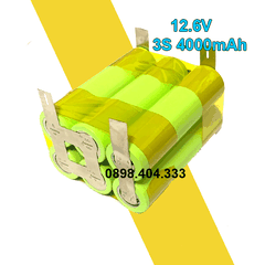 Khối pin 12V 3S 2P 4000mAh dòng xả cao 40A