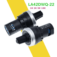 Chiết áp xoay tủ điện LA42DWQ-22 1K 2K 5K 10K Biến trở