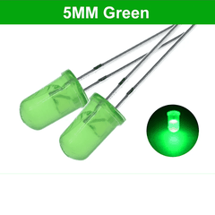 Led 5mm phủ màu 2 chân xuyên lỗ (10C)