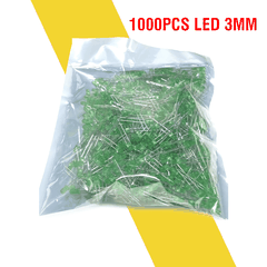 Gói 1000 Đi Ốt Đèn led 3mm Nhiều Màu