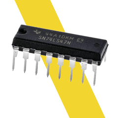 IC 74LS47 – Giải mã BCD sang LED 7 đoạn Cathode DIP16