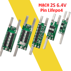 Mạch sạc và bảo vệ pin 2S 6.4V LiFePO4 có kẽm sẵn