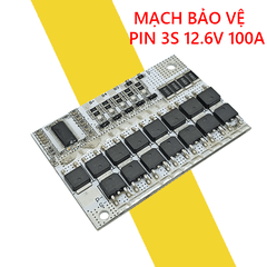 Mạch bảo vệ pin 3S 100A sạc cân bằng và bảo vệ pin Li-ion 3.7V