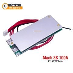 Mạch Bảo Vệ Pin 3S 12V 100A Có Cân Bằng - Cho Pin Lithium 3.7V, UPS, Inverter, Lưu Trữ Năng Lượng