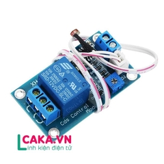 Mạch cảm biến ánh sáng quang trở Relay