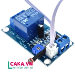 Mạch cảm biến ánh sáng quang trở Relay
