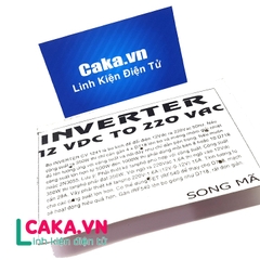 Mạch inverter 12V to 220VAC V2