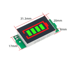 Mạch led hiển thị dung lượng pin 1s 2s 3s 4s 5s 6s 7s 8s