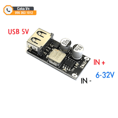 Mạch hạ áp DC 6V-32V xuống 5V Sạc Nhanh Hỗ Trợ QC2.0 QC3.0