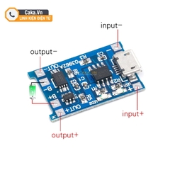 Mạch sạc pin lithium TP4056 1A cho pin 18650 3.7V tích hợp bảo vệ sạc xả