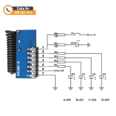 RX480E Module Thu Sóng RF 315MHz/433MHz