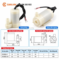 Máy Bơm Nước Chìm Mini DC 3V-5V Loại Đứng Và Loại Ngang
