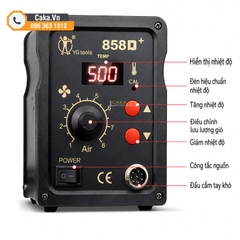 Máy khò nhiệt 858D+ 220V 700W Hiển Thị Số Công Suất Lớn