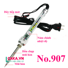Mỏ Hàn 907 60W 220V Có Điều Chỉnh Nhiệt Độ