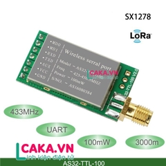 Mạch Thu Phát RF UART Lora SX1278 433Mhz 3000m