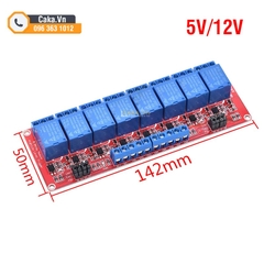 Module Relay 8 Kênh 5V/12V Kích Hight/Low