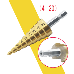 Mũi Khoan Tháp Chuôi Lục Giác HSS 4241 Khoan Lỗ Đa Năng