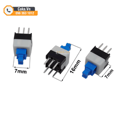 Nút Nhấn Giữ 6 Chân 7x7mm – Dạng Khóa Trạng Thái Cho Mạch PCB