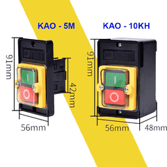 KAO-5M KAO-10KH Nút nhấn công tắc chống nước 220V 380V