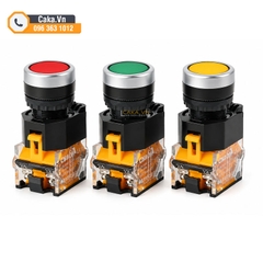 Nút Nhấn Nhả LA38-11BN Phi 22mm 10A - Đỏ, Xanh Lá, Vàng