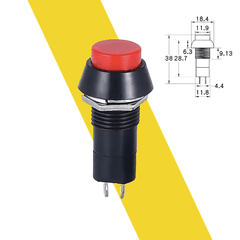Nút nhấn PBS-11 12MM 250V 3A