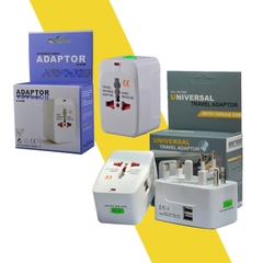 Ổ cắm du lịch đa năng với chuẩn của Châu Âu/Mỹ/Úc/Nhật Bản hơn 200 Quốc Gia