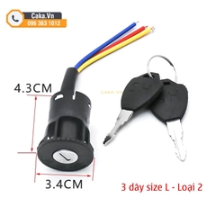 Ổ Khóa Điện Xe Điện - Ổ Khóa Công Tắc Nguồn AB