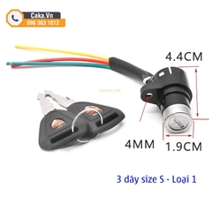 Ổ Khóa Điện Xe Điện - Ổ Khóa Công Tắc Nguồn AB