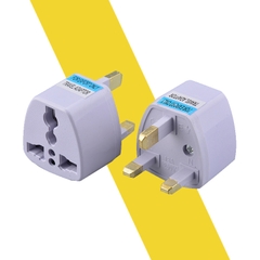 Phích cắm 3 chấu du lịch chuẩn Anh/Hàn/ UK/Singapore/Malaysia