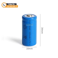 Pin Li-ion 16340 3.7V 1300mAh CR123A Sạc Lại Cho Đèn Pin, Camera Giám Sát, Laser Pointer