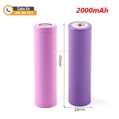 Pin Sạc 18650 2000mAh 3.7V Lithium-ion
